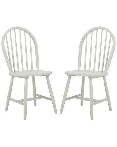 SAFAVIEH SAFAVIEH SET OF 2 CAMDEN SPINDLE DINING CHAIRS