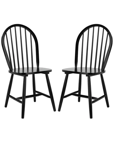 SAFAVIEH SAFAVIEH SET OF 2 CAMDEN SPINDLE DINING CHAIRS