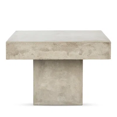 SAFAVIEH TALLEN INDOOR/OUTDOOR MODERN CONCRETE COFFEE TABLE