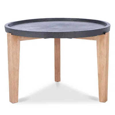 SAFAVIEH VALTON OUTDOOR SIDE TABLE