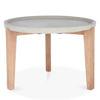 SAFAVIEH VALTON OUTDOOR SIDE TABLE