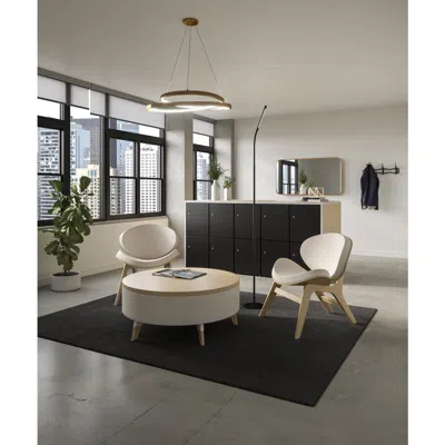 SAFCO RESI LED FLOOR LAMP - BLACK