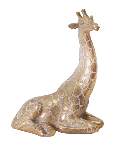 SAGEBROOK HOME SAGEBROOK HOME RESIN SITTING GIRAFFE