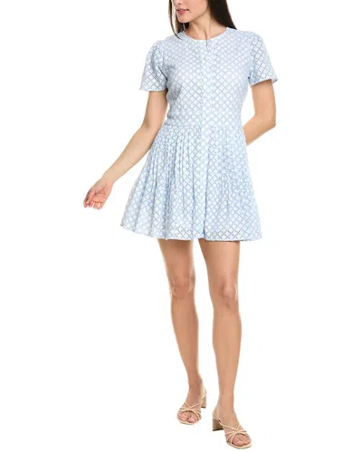 SAIL TO SABLE SAIL TO SABLE EYELET MINI SHIRTDRESS