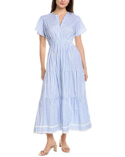 SAIL TO SABLE SAIL TO SABLE SMOCKED WAIST MIDI DRESS
