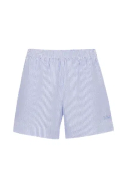 SAINT BARTH MEAVE WOMAN SAINT BARTH SEERSUCKER STRIPES V 31 EMB