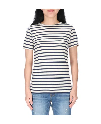 SAINT JAMES STRIPE DETAIL SHORT-SLEEVED T-SHIRT