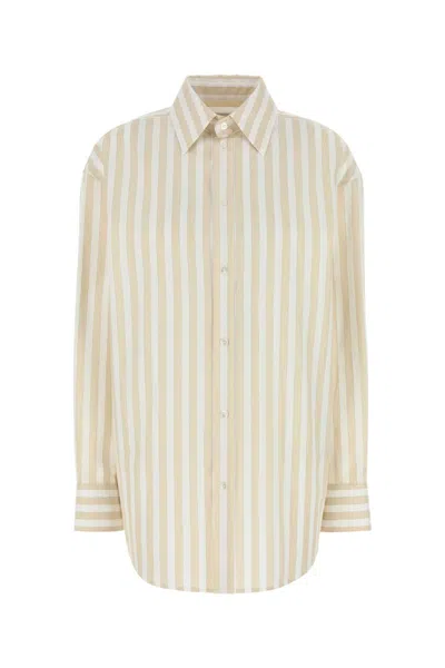 SAINT LAURENT SAINT LAURENT EMBROIDERED OXFORD SHIRT