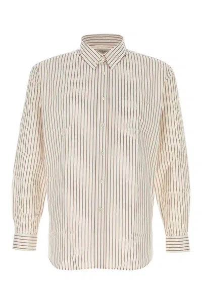 SAINT LAURENT SAINT LAURENT EMBROIDERED POPLIN SHIRT