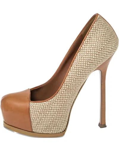 SAINT LAURENT 140MM TRIBUTE PLATFORM PUMPS