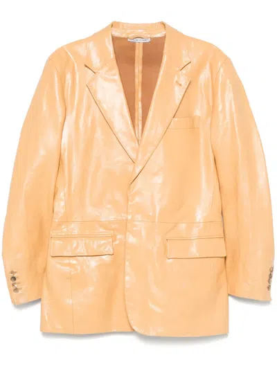 SAINT LAURENT 2000S LEATHER BLAZER