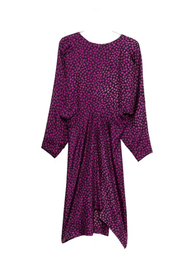 SAINT LAURENT 2008 STAR-PRINT SILK DRESS