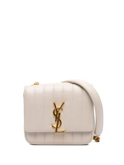 SAINT LAURENT 2018 SMALL LAMBSKIN MONOGRAM VICKY CHAIN BAG CROSSBODY BAG