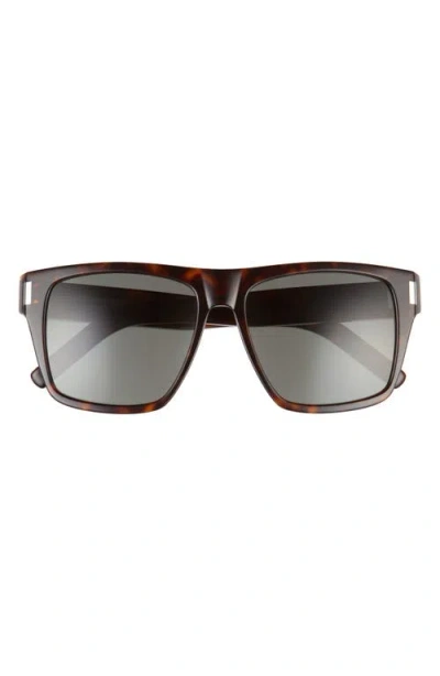 SAINT LAURENT SAINT LAURENT 56MM SQUARE SUNGLASSES