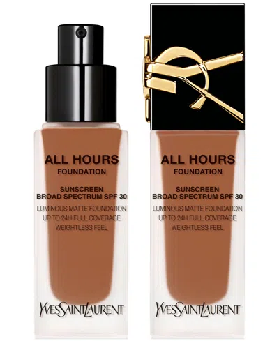 SAINT LAURENT ALL HOURS LUMINOUS MATTE FOUNDATION SPF 30