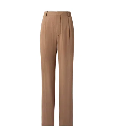 SAINT LAURENT SAINT LAURENT HIGH WAIST STRAIGHT LEG TROUSERS