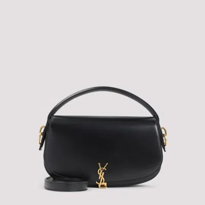 SAINT LAURENT WOMEN BLACK VOLTAIRE SHOULDER BAG, ONESIZE LUXURY SHOULDER BAGS FOR WOMEN DARVEYS