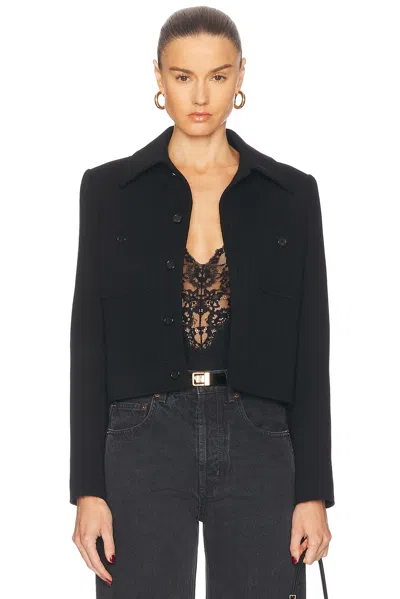 SAINT LAURENT BUTTON UP JACKET