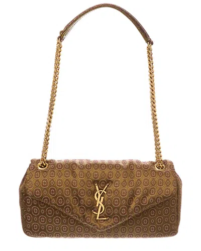 SAINT LAURENT SAINT LAURENT CALYPSO JACQUARD SHOULDER BAG