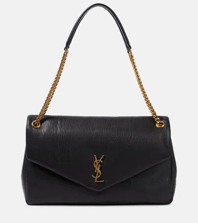SAINT LAURENT CALYPSO LARGE LEATHER SHOULDER BAG