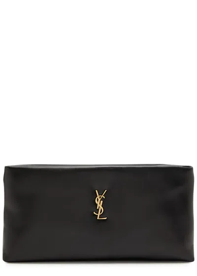 SAINT LAURENT SAINT LAURENT CALYPSO PADDED LEATHER POUCH
