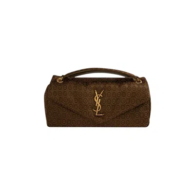 SAINT LAURENT SAINT LAURENT CALYPSO SMALL BAG 'MILITARY/RED' | GREEN | WOMEN'S SIZE ONESIZE