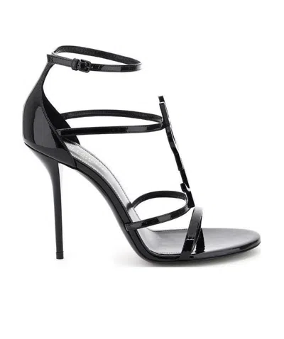 SAINT LAURENT SAINT LAURENT CASSANDRA OPEN TOE SANDALS