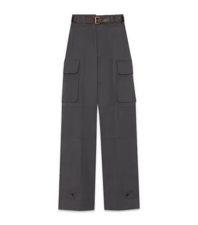 SAINT LAURENT CASSANDRE CARGO TROUSERS