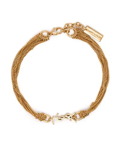 SAINT LAURENT CASSANDRE CHAIN BRACELET