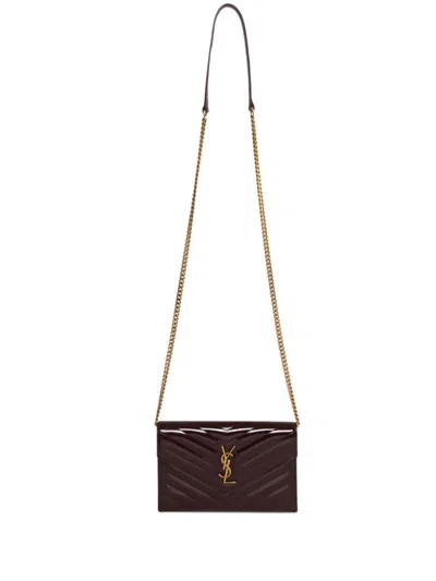 SAINT LAURENT CASSANDRE ENVELOPE CHAIN WALLET