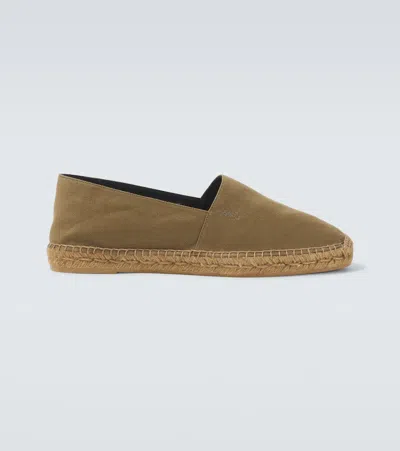 SAINT LAURENT CASSANDRE GABARDINE ESPADRILLES