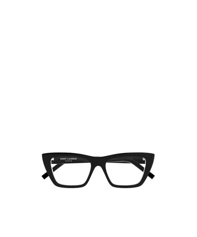 SAINT LAURENT SAINT LAURENT EYEWEAR CAT-EYE FRAME GLASSES