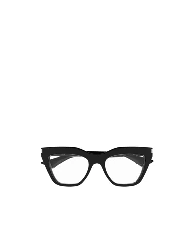 SAINT LAURENT SAINT LAURENT EYEWEAR BUTTERFLY FRAME GLASSES