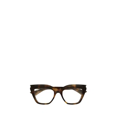 SAINT LAURENT SAINT LAURENT EYEWEAR BUTTERFLY FRAME GLASSES