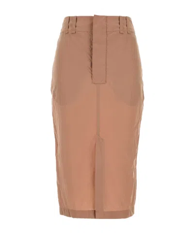 SAINT LAURENT SAINT LAURENT FRONT SLIT PENCIL SKIRT