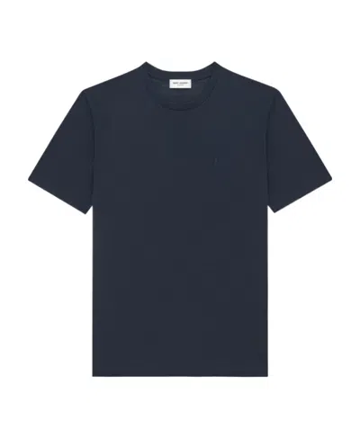 SAINT LAURENT SAINT LAURENT CREWNECK SHORT-SLEEVED T-SHIRT