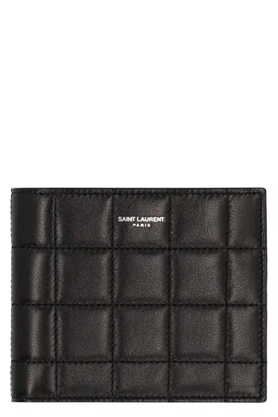 SAINT LAURENT SAINT LAURENT EAST/WEST LEATHER WALLET