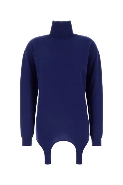 SAINT LAURENT ELECTRIC BLUE CASHMERE SWEATER