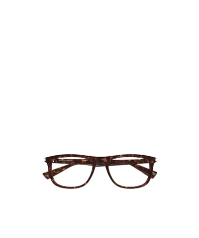 SAINT LAURENT SAINT LAURENT EYEWEAR SQUARE FRAME GLASSES