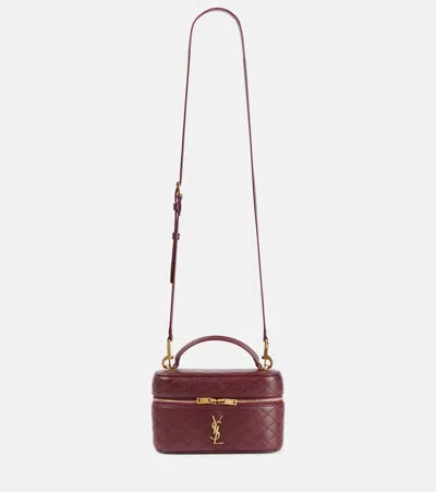 SAINT LAURENT GABY PATENT LEATHER VANITY BAG