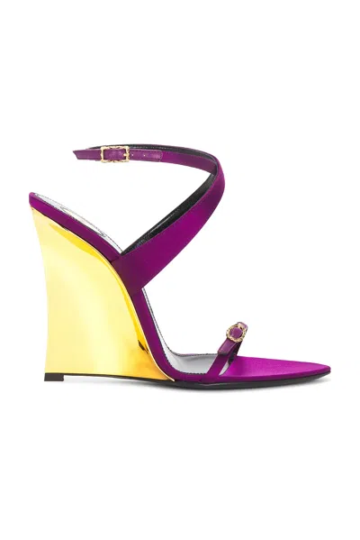 SAINT LAURENT GIPPY WEDGE SANDAL