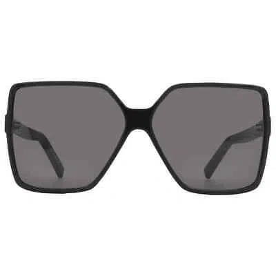 SAINT LAURENT SAINT LAURENT GREY BUTTERFLY LADIES SUNGLASSES SL 232 BETTY 001 63