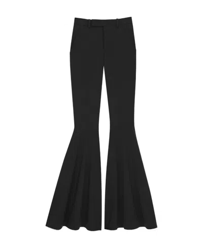 SAINT LAURENT SAINT LAURENT LOW-WAISTED FLARED TROUSERS