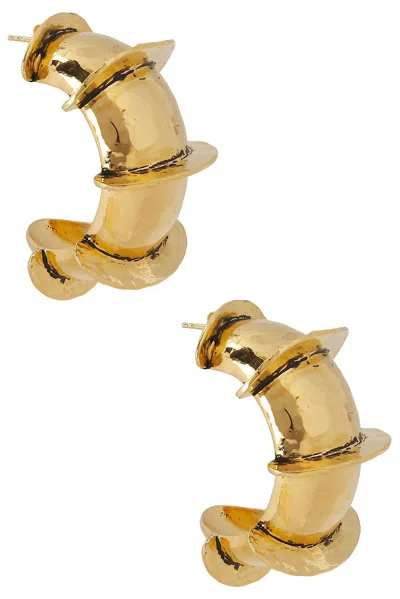 SAINT LAURENT HOOP EARRINGS