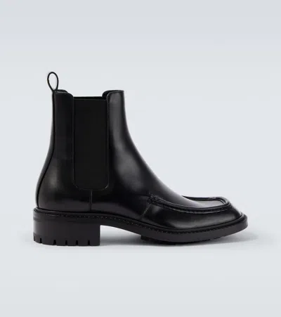 SAINT LAURENT JOE LEATHER CHELSEA BOOTS