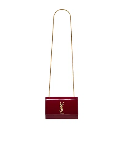 SAINT LAURENT SAINT LAURENT KATE LOGO PLAQUE SMALL SHOULDER BAG