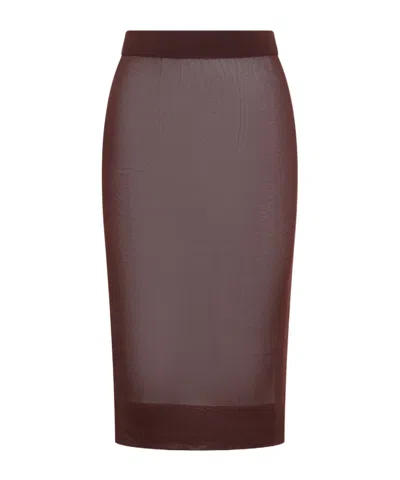 SAINT LAURENT SAINT LAURENT HIGH WAIST PENCIL SKIRT