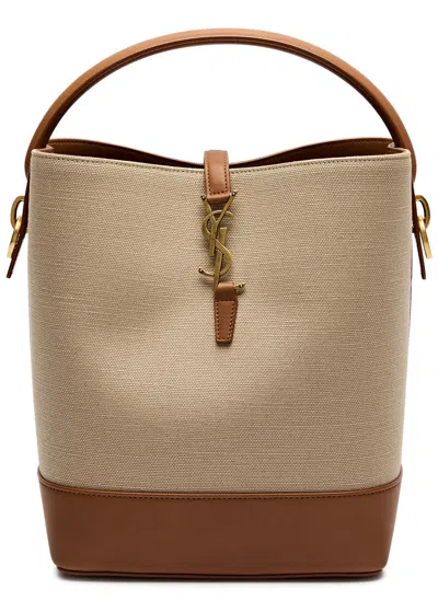 SAINT LAURENT SAINT LAURENT LE 37 CANVAS BUCKET BAG