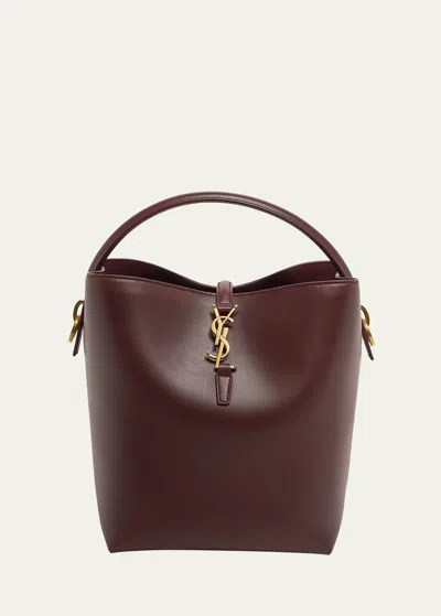 SAINT LAURENT LE 37 YSL BUCKET BAG IN SMOOTH LEATHER