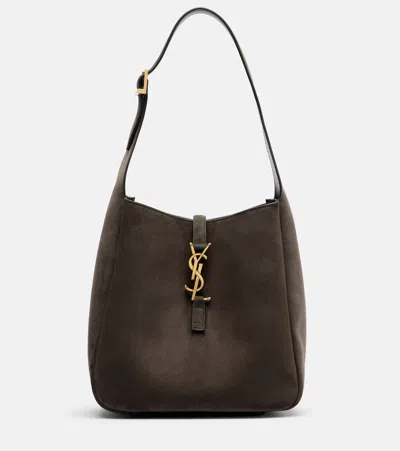 SAINT LAURENT LE 5 À 7 SUPPLE SMALL SUEDE SHOULDER BAG
